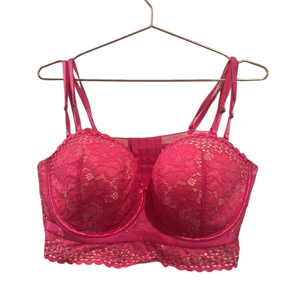 Pink Lace Cacique Bra Size 42 D plus size